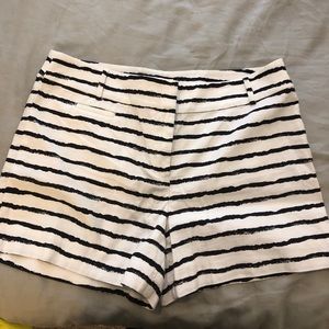 Ann Taylor Blue & White Shorts